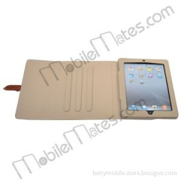 Leather Case for iPad2 with belt and buckle